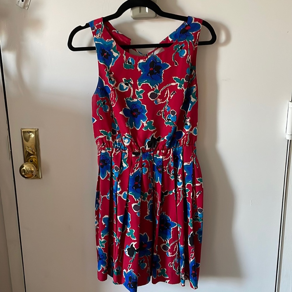 Reformed by The Reformation pleated mini dress